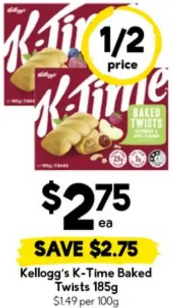 Drakes Kellogg's K-Time Baked Twists offer