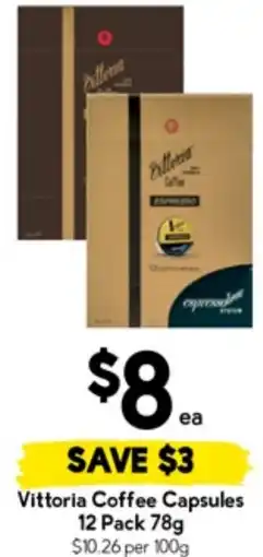 Drakes Vittoria Coffee Capsules offer