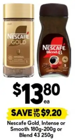 Drakes Nescafe Gold, Intense or Smooth or Blend 43 offer