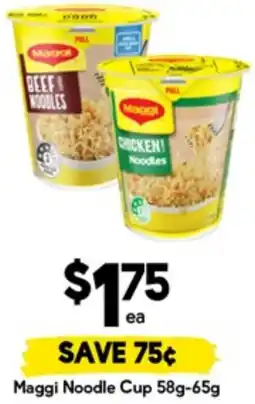 Drakes Maggi Noodle Cup offer
