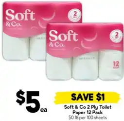 Drakes Soft & Co 2 Ply Toilet Paper offer
