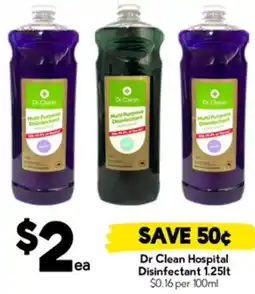 Drakes Dr Clean Hospital Disinfectant offer