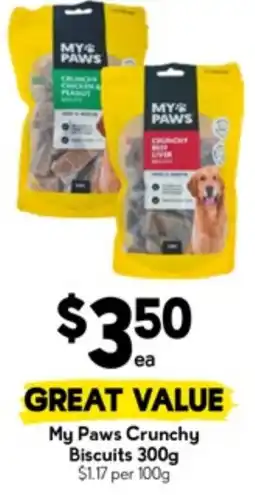 Drakes My Paws Crunchy Biscuits offer