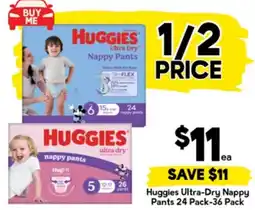Drakes Huggies Ultra-Dry Nappy Pants offer