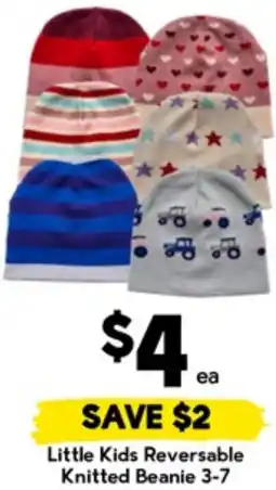 Drakes Little Kids Reversable Knitted Beanie offer