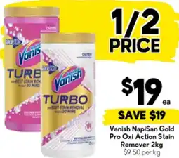 Drakes Vanish NapiSan Gold Pro Oxi Action Stain Remover offer