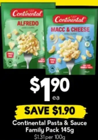 Drakes Continental Pasta & Sauce Family Pack offer