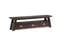 LivingStyles Showa Solid Mahogany Timber 3 Drawer 190cm TV Unit - Chocolate offer