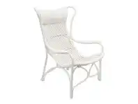 Bahamas Rattan Chair - White