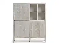LivingStyles Woodend Reclaimed Pine Timber 3 Door Cabinet offer