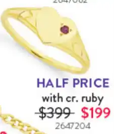 Goldmark cr. ruby offer