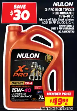 Autobarn X-pro high torque performance 15w-40 offer