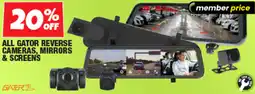 Autobarn All gator reverse cameras, mirrors & screens offer
