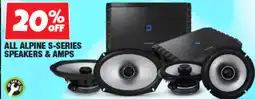 Autobarn All alpine s-series speakers & amps offer