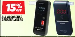 Autobarn All alcosense breathalysers offer
