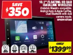Autobarn 10.1" floating hd dab idatalink wireless offer