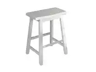 LivingStyles Sander Timber Counter Stool, White offer