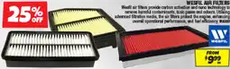Autobarn Wesfil air filters offer