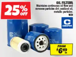 Autobarn Oil filter offer