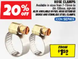 Autobarn Hose clamps offer