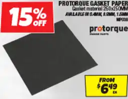 Autobarn Protorque gasket paper offer