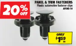 Autobarn Panel & trim fasteners offer