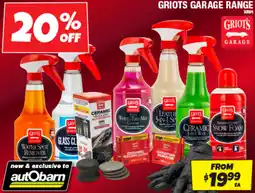 Autobarn Griots garage range offer
