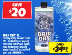 Autobarn Drip dry offer