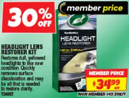 Autobarn Headlight lens restorer kit offer