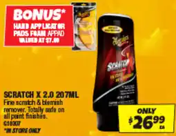 Autobarn Scratch x 2.0 offer