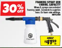 Autobarn Foaming spray gun capacity offer