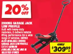 Autobarn Garage jack low profile offer