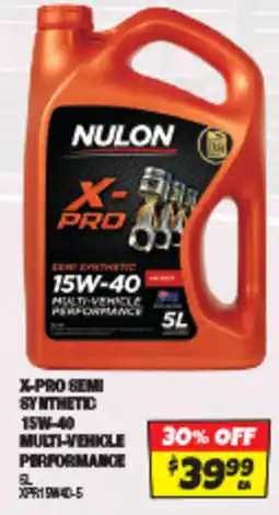 Autobarn X-pro semi synthetic 15w-40 multi-vehicle performance offer