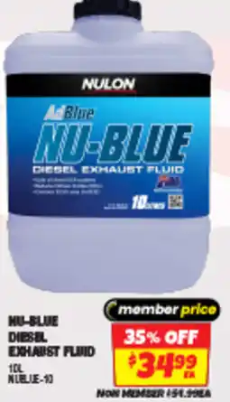 Autobarn Nu-blue diesel exhaust fluid offer