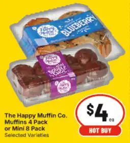 IGA The Happy Muffin Co Muffins or Mini offer