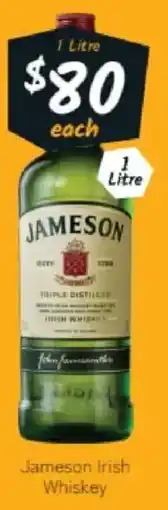 Cellarbrations Jameson Irish Whiskey offer