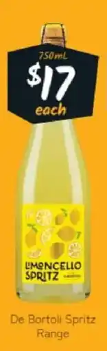Cellarbrations De Bortoli Spritz offer