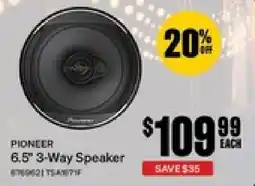 SuperCheap Auto Pioneer 6.5 3 way speaker offer