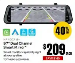 SuperCheap Auto 9.7 Dual Channel Smart Mirror offer