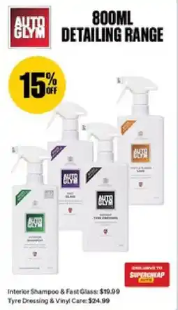 SuperCheap Auto Interior Shampoo & Fast Glass offer