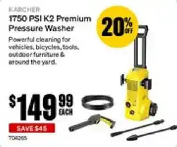SuperCheap Auto 1750 psi k2 premium pressure washer offer