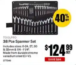 SuperCheap Auto 38 Poe Spanner Set offer