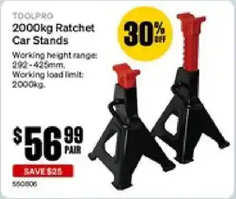 Ratchet Car Stands