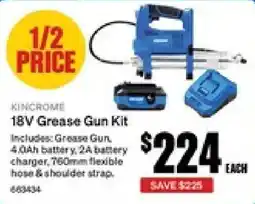 SuperCheap Auto 18V Grease Gun Kit offer