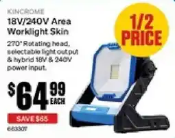 SuperCheap Auto 18v/240v area worklight skin offer