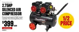 SuperCheap Auto 2.75hp silenced air compressor offer