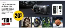 SuperCheap Auto 12v 150psi portable air compressor offer