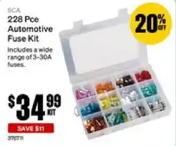 SuperCheap Auto 228 Pce Automotive Fuse Kit offer