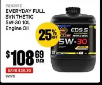 Everyday full synthetic 5w 30 engine oil