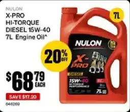 SuperCheap Auto X pro hi torque diesel 15w 40 engine oil offer